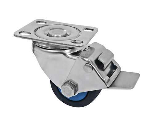 50mm 304 स्टेनलेस स्टील पॉलीयामाइड कैस्टर